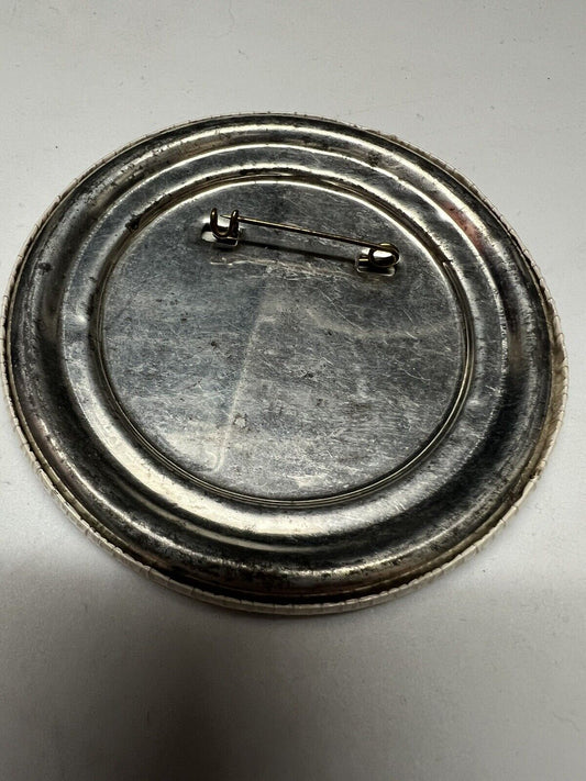 JOHN F. KENNEDY JFK 3.5" Our 35th President campaign pinback button political - thriftgoblin