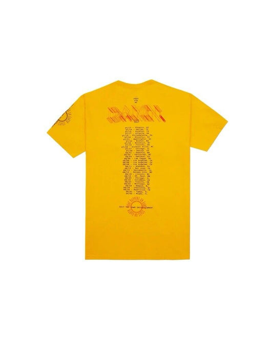 Kendrick Lamar DAMN 2017 Tour TDE Top Dawg Entertainment Yellow T Shirt Men’s L - thriftgoblin