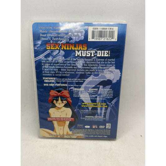 La Blue Girl 1 & 2 DVD 2001 Anime18 English Dub Sub Rare OOP Tested Collectible - thriftgoblin