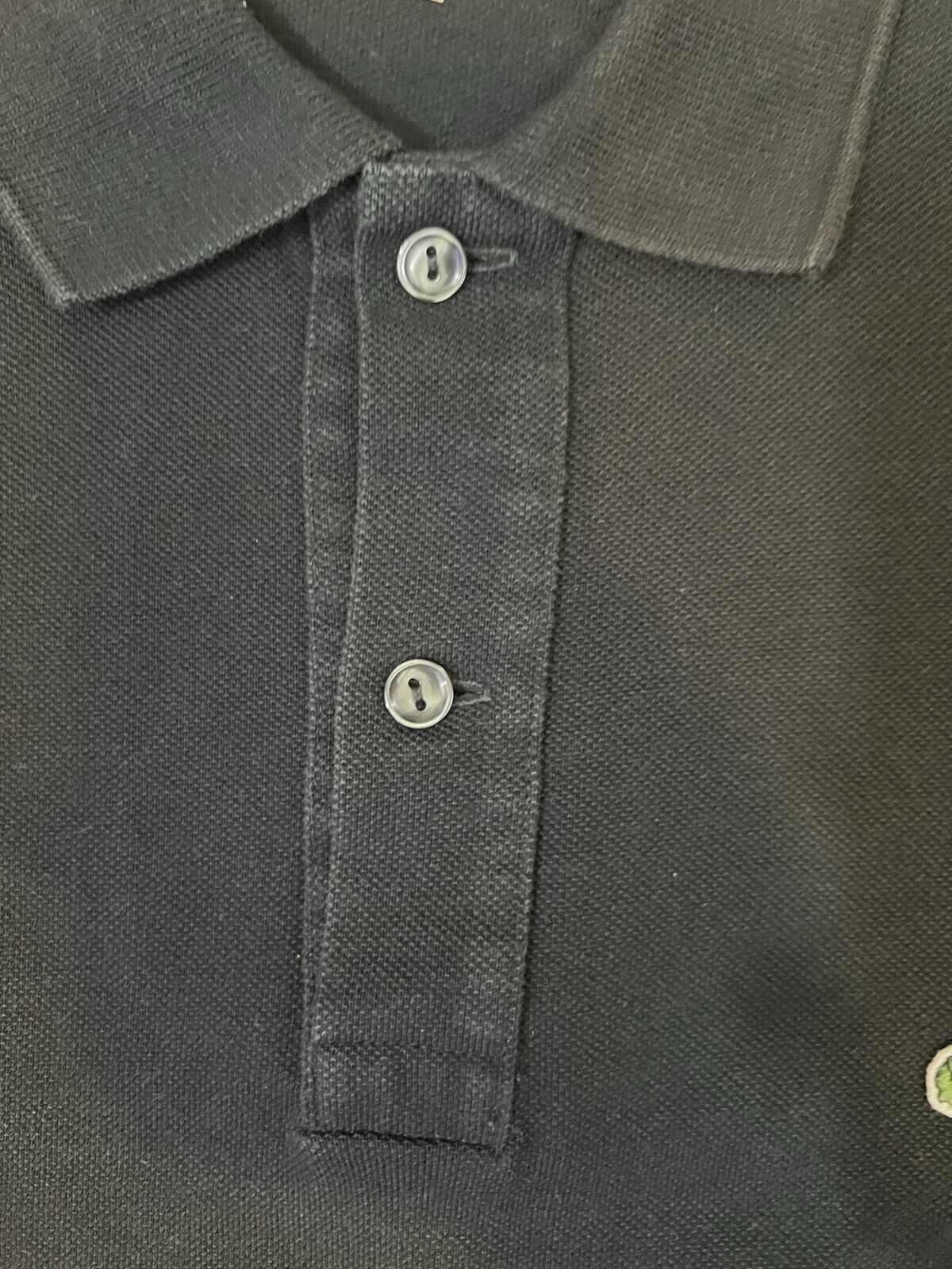 Lacoste L1212Men's Short Sleeve Classic Cotton Pique Polo Shirt Size 5 Black - thriftgoblin