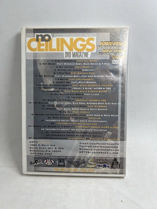 Lil Wayne: No Ceilings DVD Hood Promo TV Worldwide T - Pain Busta Rhymes Rare - thriftgoblin