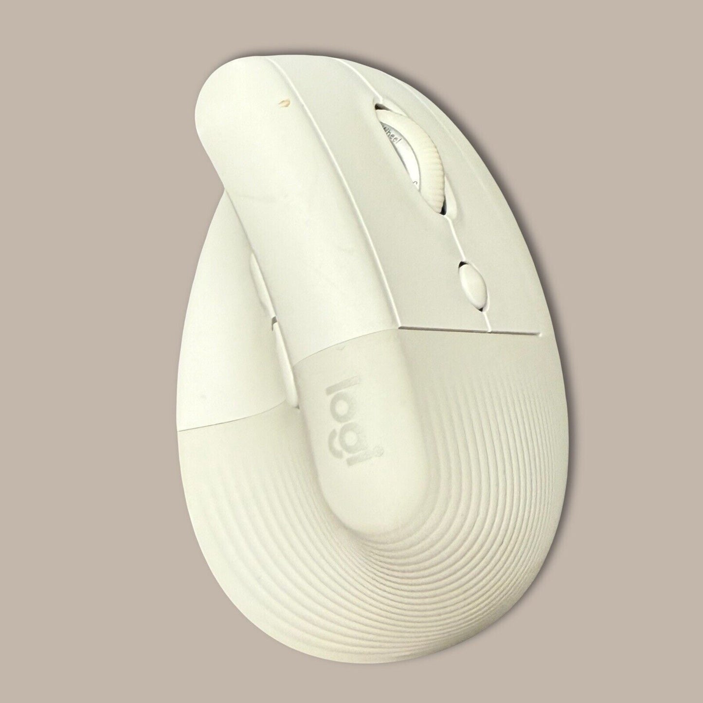 Logitech Lift Vertical Ergonomic Mouse, Wireless - White Comfort Grip Hold - thriftgoblin