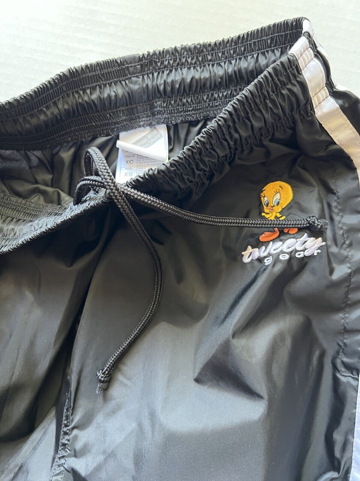 Looney Tunes Tweety Bird Gear WB 1999 Windbreaker Track Suit Size XS Womens - thriftgoblin