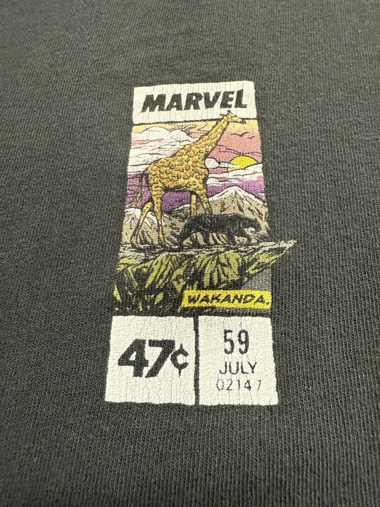 LRG X Marvel Black Panther Wakanda Collab Shirt XL Lifted Research Group Tee Top - thriftgoblin