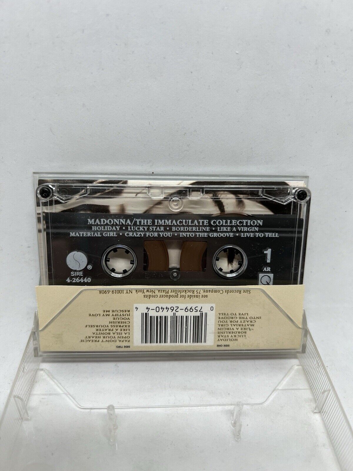 Madonna 1990 The Immaculate Collection : 9 26440 - 4 Sire Cassette Music Tape 90’s - thriftgoblin