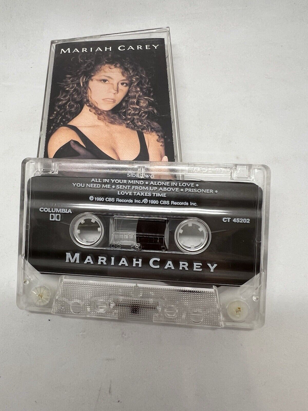 Mariah Carey (1990) Cassette Tape Columbia Records 1990 Self Titled Debut - thriftgoblin
