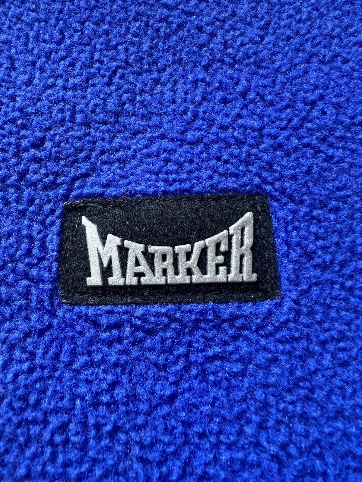 Marker Bindings USA Olympic Fleece Pullover 1/4 Zip Sweater Blue Size XL Skiing - thriftgoblin