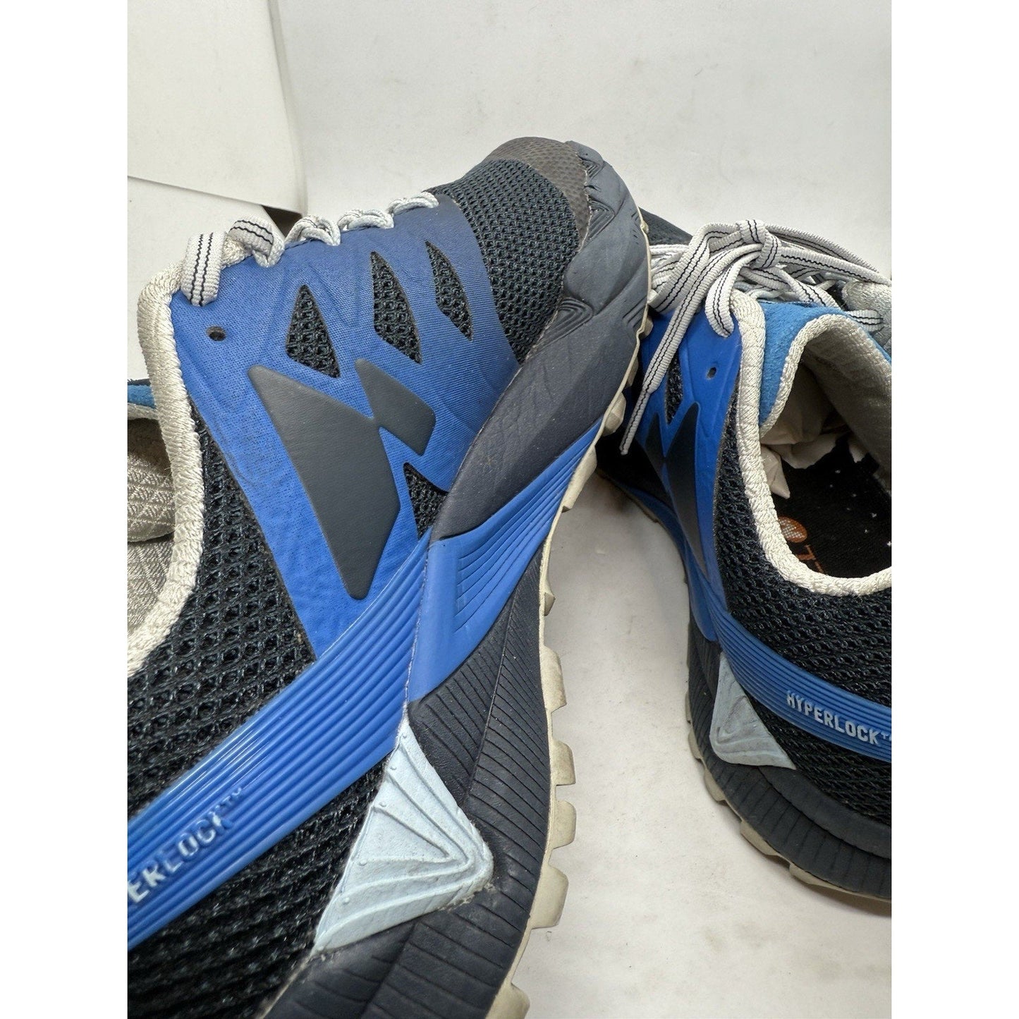 Merrell Agility Peak Flex 2 E‑Mesh Trail Shoes Men’s 6.5 Blue Black J598379 - thriftgoblin