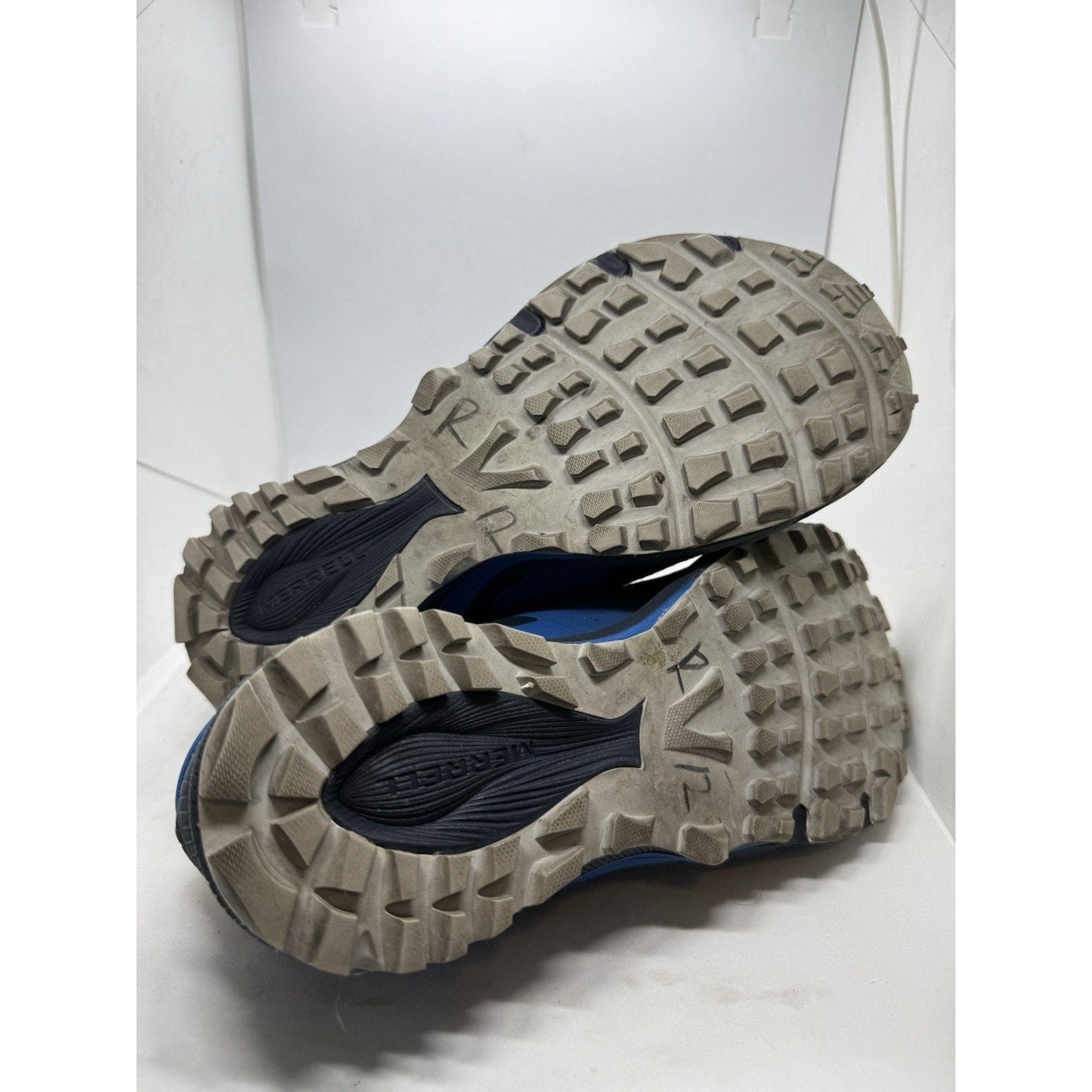 Merrell Agility Peak Flex 2 E‑Mesh Trail Shoes Men’s 6.5 Blue Black J598379 - thriftgoblin