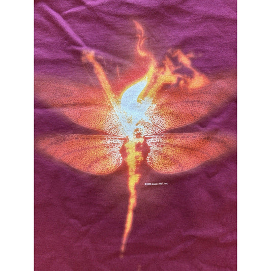 Michael Turner’s Soulfire Comic Promo Shirt 2005 Aspen MLT Maroon XL Fairy Fire - thriftgoblin