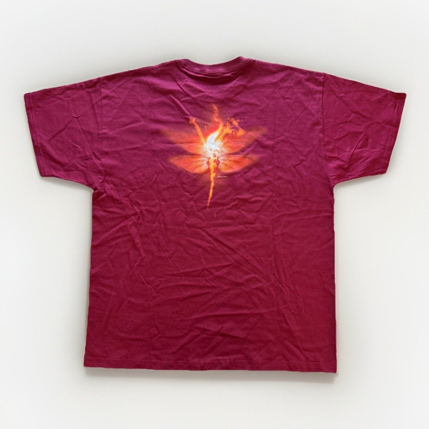 Michael Turner’s Soulfire Comic Promo Shirt 2005 Aspen MLT Maroon XL Fairy Fire - thriftgoblin
