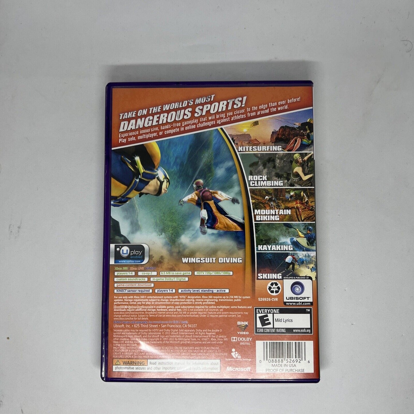 Motionsports: Adrenaline - Xbox 360 Disc, Case, And Manual - thriftgoblin