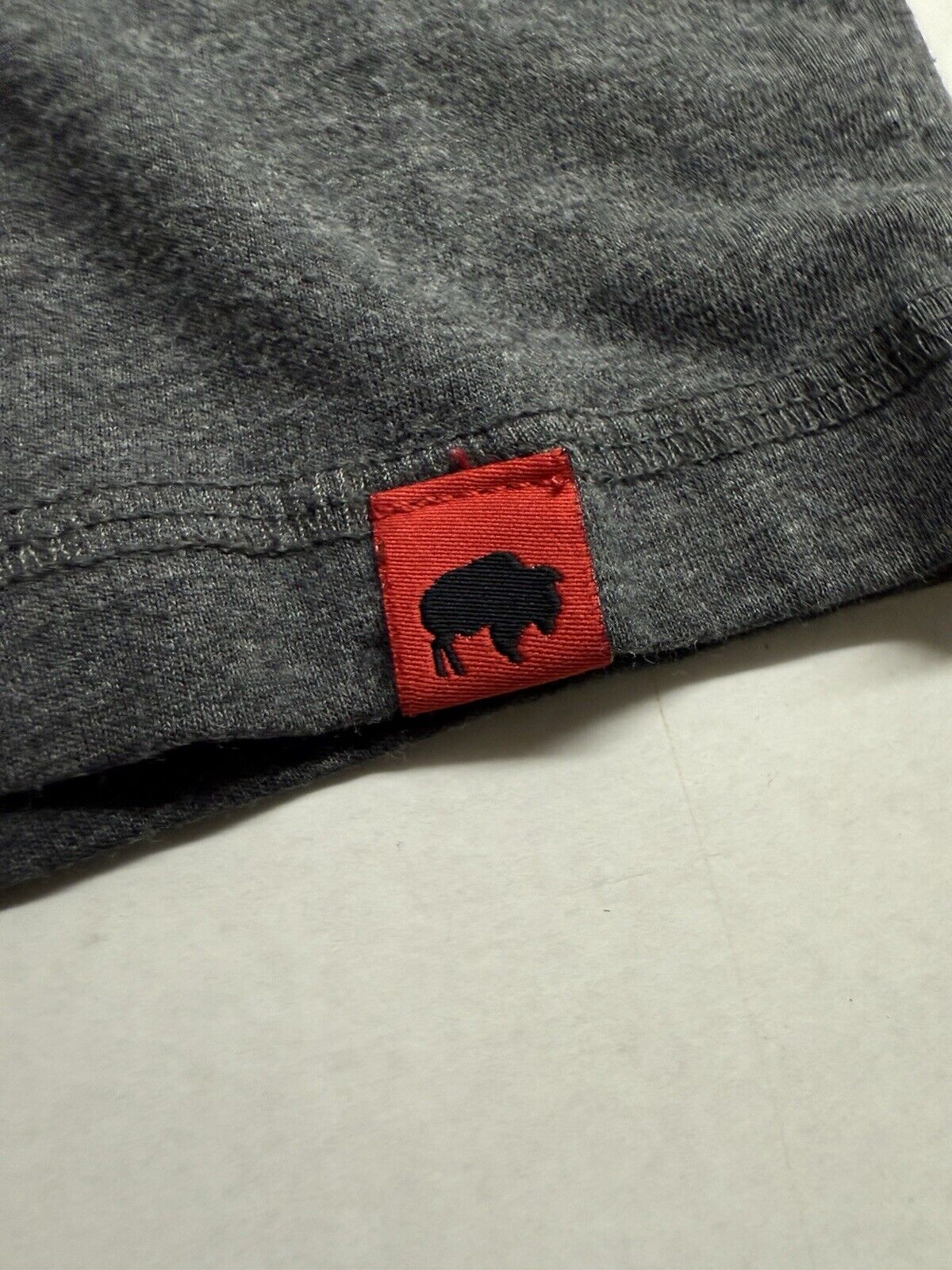 Mountain Khakis Mens Shirt Large Tee Gray Wolf Mandala Cotton Outdoor Nature Top - thriftgoblin