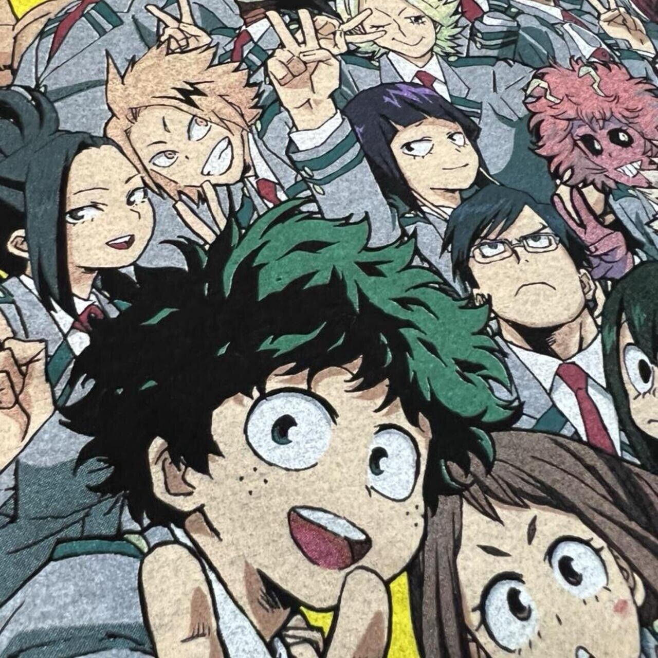 My Hero Academia Anime Characters Small Black Short Sleeve T-Shirt Funimation - thriftgoblin