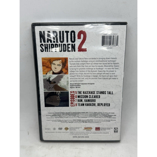 Naruto Shippuden Vol 2 DVD Original & Uncut Episodes 5–8 | Anime Manga Ninja - thriftgoblin