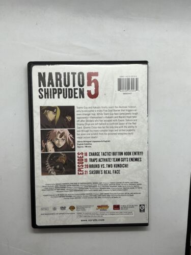 Naruto: Shippuden, Vol. 5 (DVD, 2010) Used Condition. Episode 18 - 21. Sakura - thriftgoblin
