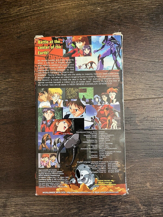 Neon Genesis Evangelion; Genesis 0:5 Magma Diver! - VHS, 1997. Asuka. Rei. TV - thriftgoblin