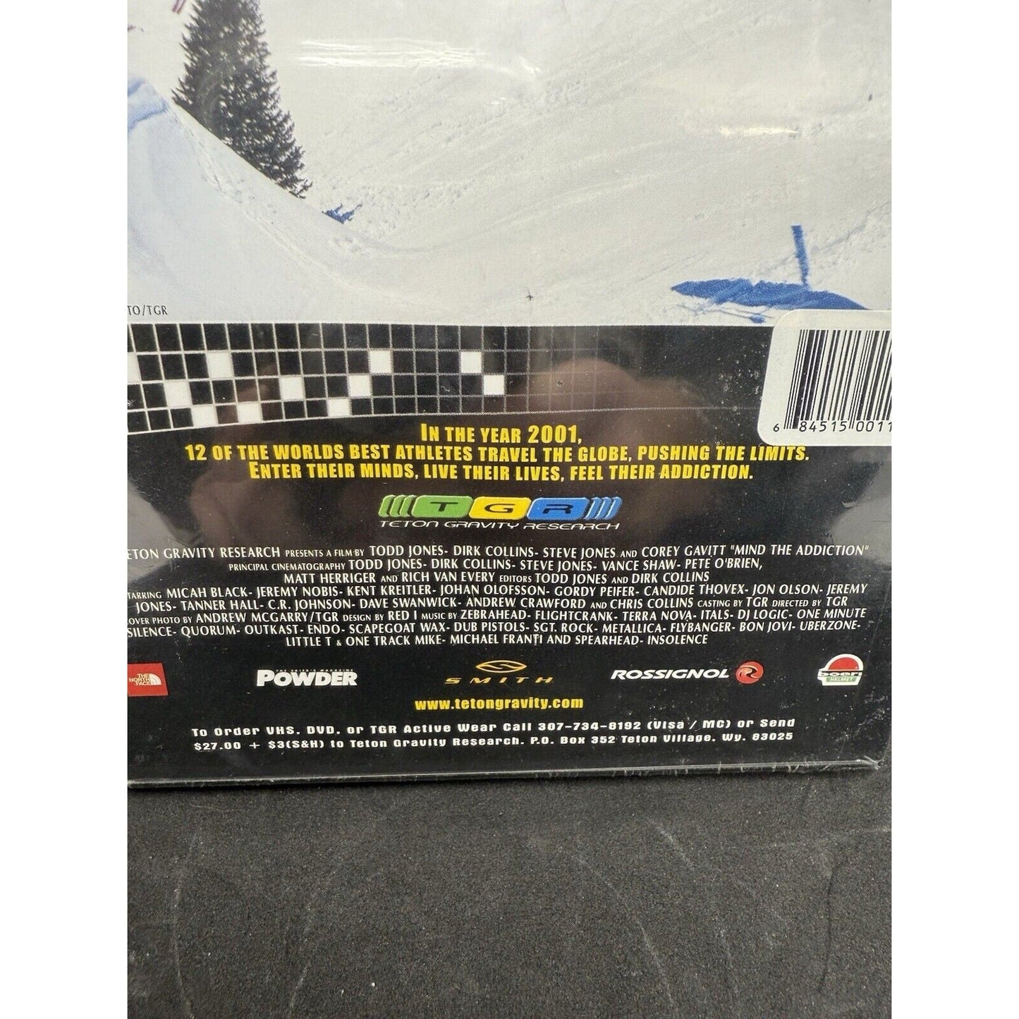 NEW Mind the Addiction: 16MM Ski & Snowboard Film (DVD, 2001) Teton SEALED, NIB - thriftgoblin