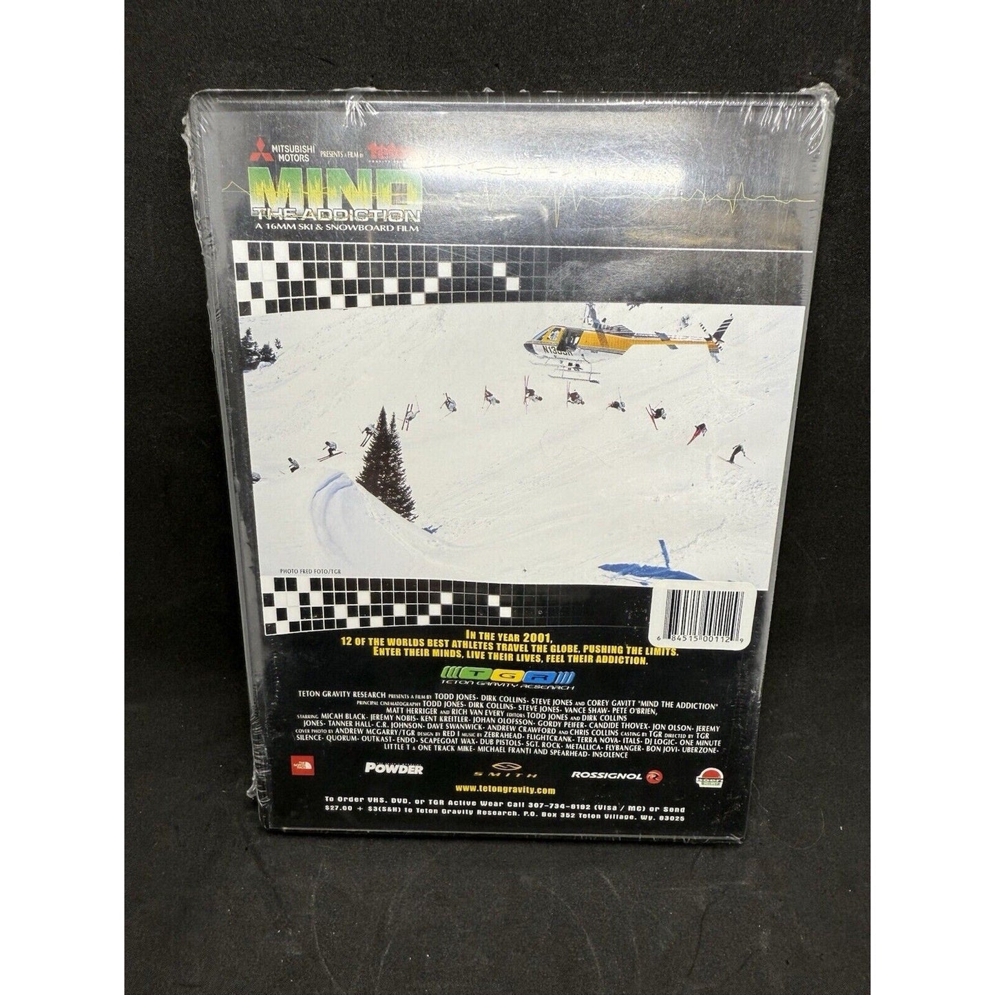 NEW Mind the Addiction: 16MM Ski & Snowboard Film (DVD, 2001) Teton SEALED, NIB - thriftgoblin