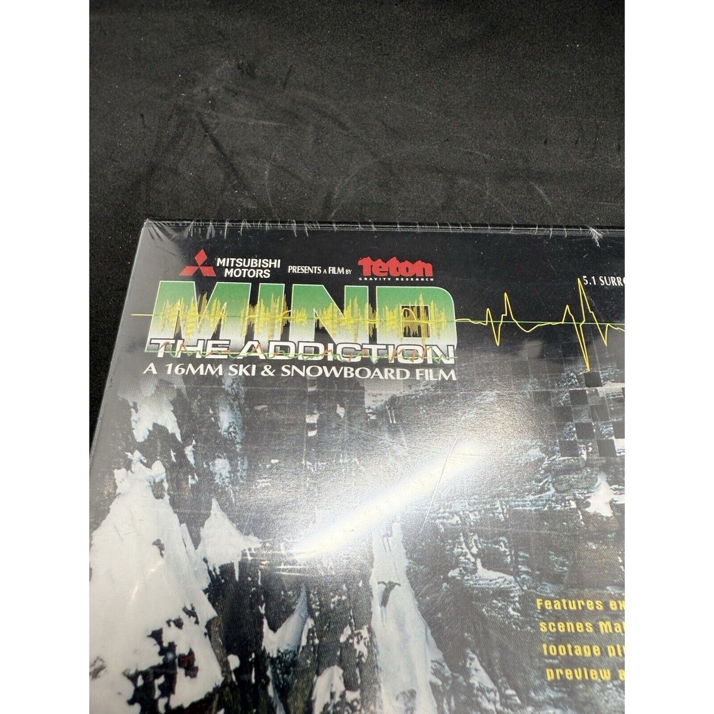 NEW Mind the Addiction: 16MM Ski & Snowboard Film (DVD, 2001) Teton SEALED, NIB - thriftgoblin