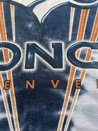 NFL Denver Broncos Tie Dye Shirt Sz L Colorado Mile High Stadium Russell Wilson - thriftgoblin