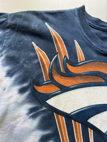 NFL Denver Broncos Tie Dye Shirt Sz L Colorado Mile High Stadium Russell Wilson - thriftgoblin