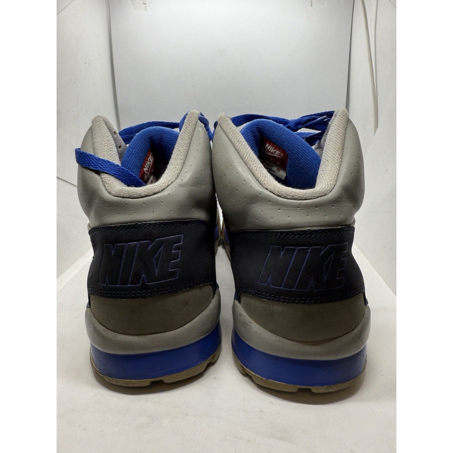 Nike Air Trainer SC High 30234 - 071 Men’s Size 11.5 Bo Jackson Grey Blue White - thriftgoblin