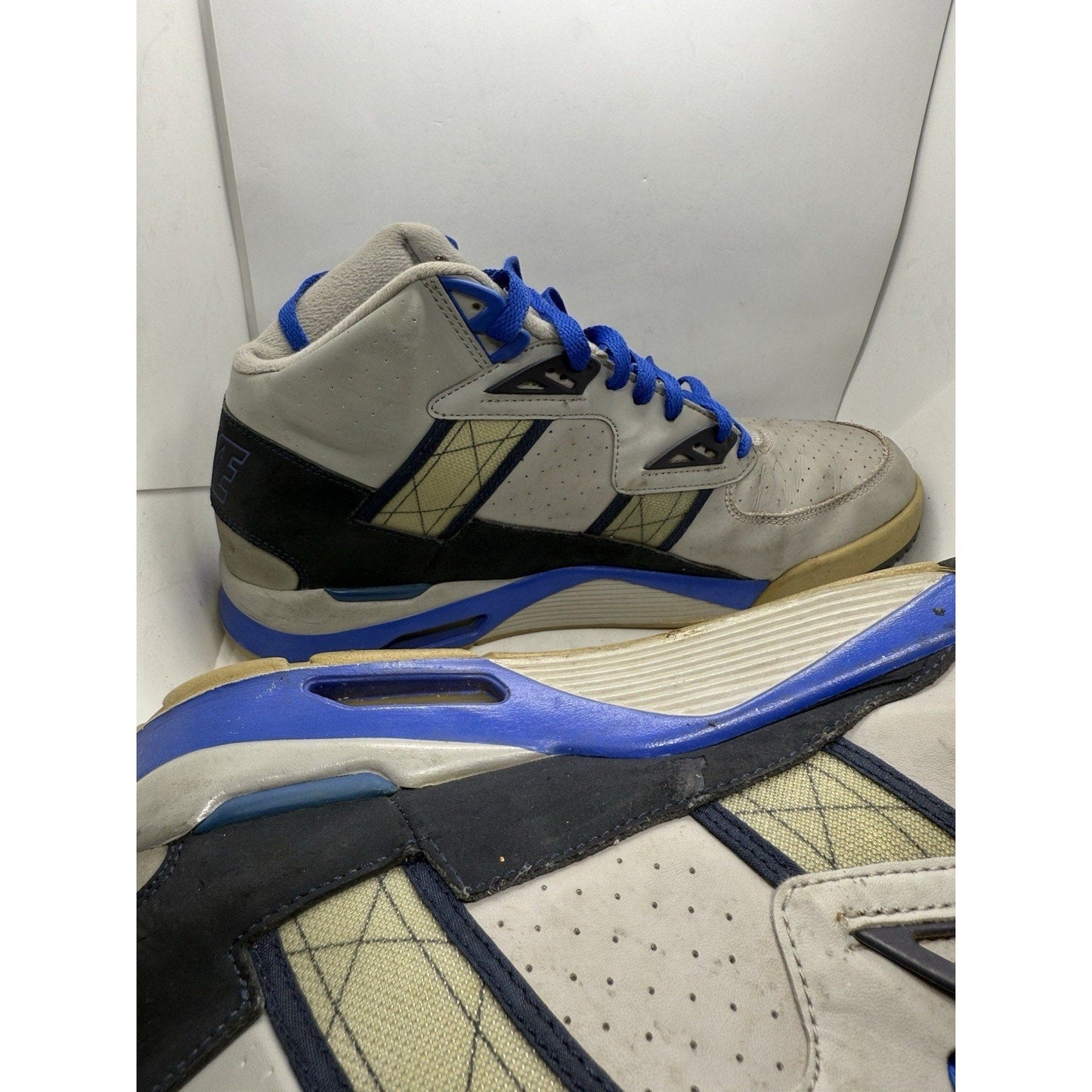 Nike Air Trainer SC High 30234 - 071 Men’s Size 11.5 Bo Jackson Grey Blue White - thriftgoblin