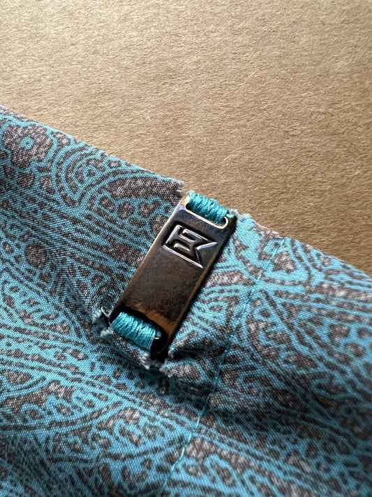 Nike Tiger Woods Shirt Mens Large Nike Fit Dry Golf Polo Metal Tab Sleeve Rare - thriftgoblin