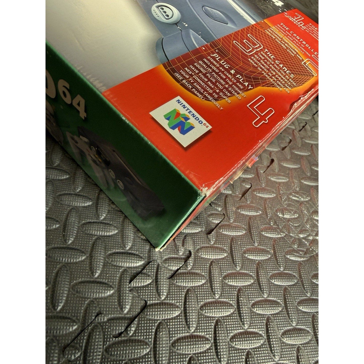 Nintendo 64 Console Box Only NUS S HB - USA - 1 Original 1996 Insert Manual Vintage - thriftgoblin