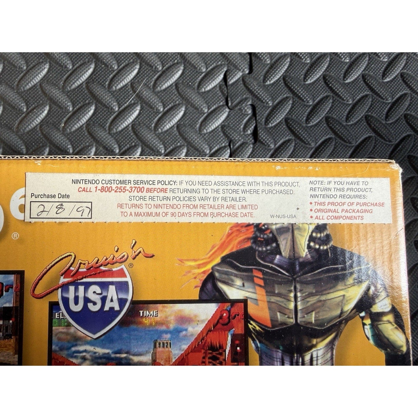 Nintendo 64 Console Box Only NUS S HB - USA - 1 Original 1996 Insert Manual Vintage - thriftgoblin