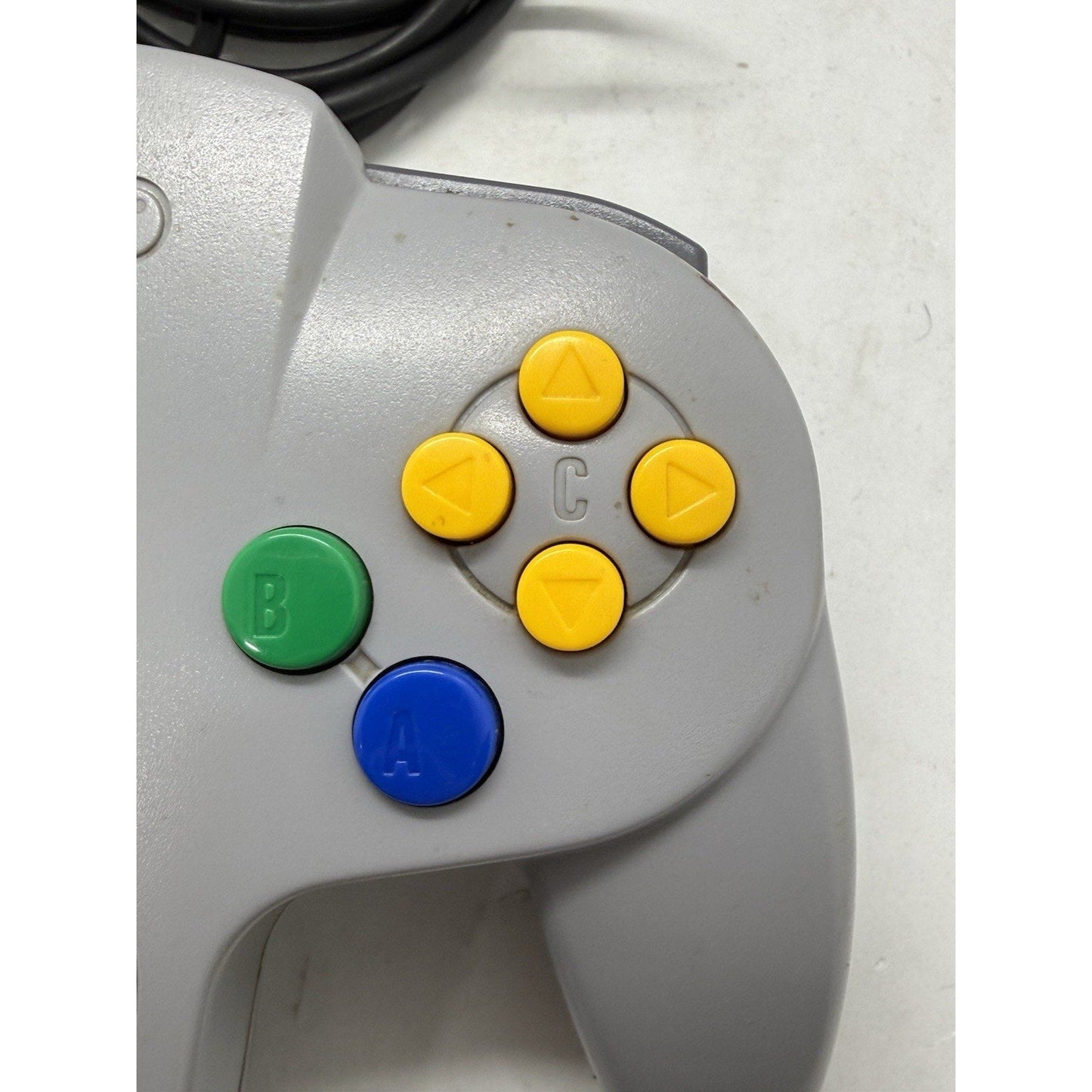 Nintendo 64 Gray Controller NUS - 005 Original OEM Authentic Tested Works N64 - thriftgoblin