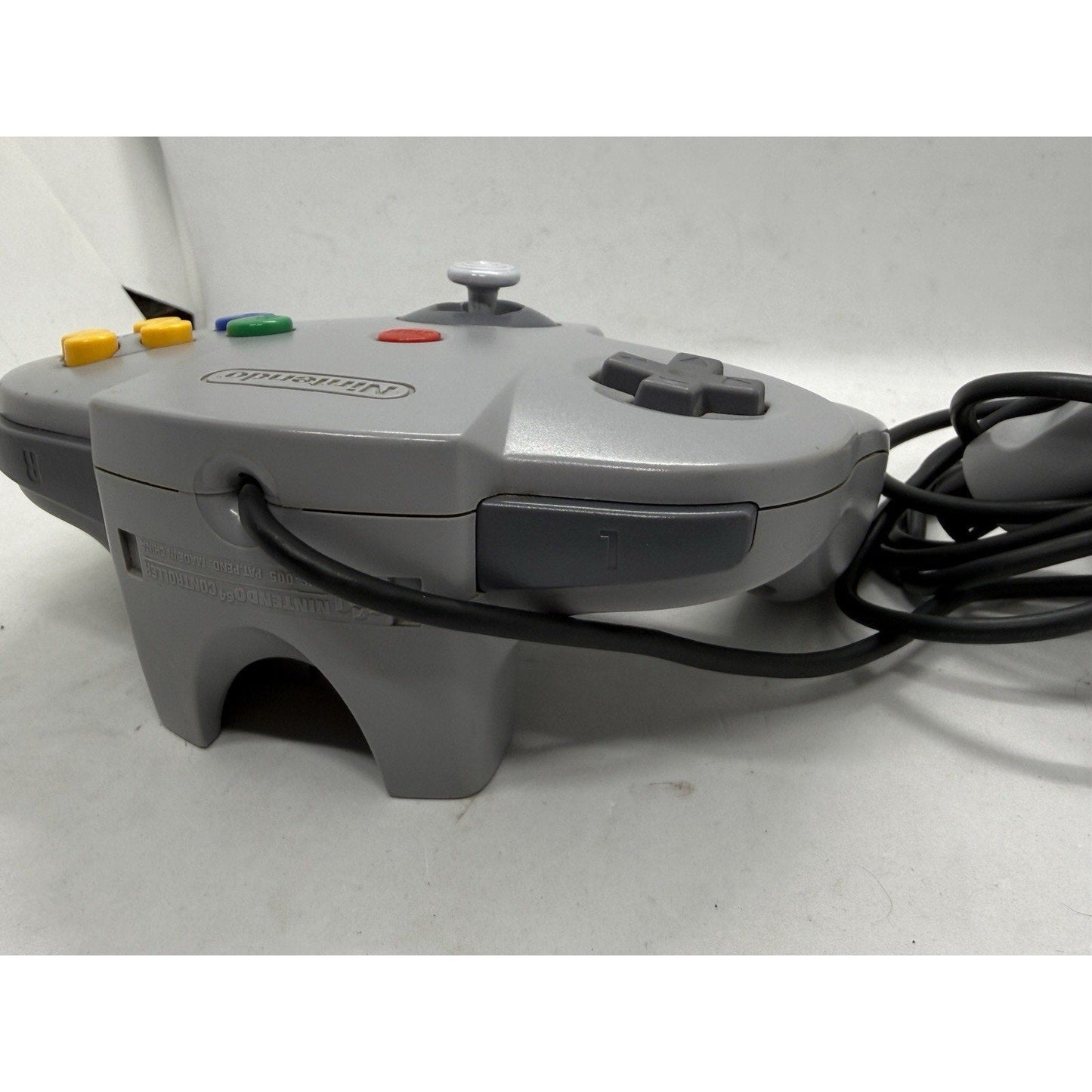 Nintendo 64 Gray Controller NUS - 005 Original OEM Authentic Tested Works N64 - thriftgoblin