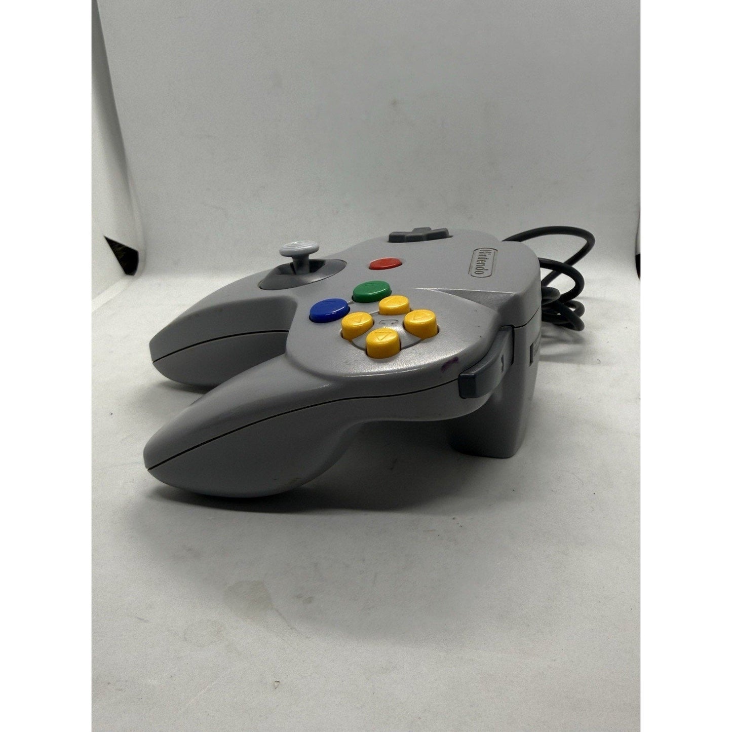 Nintendo 64 Gray Controller NUS - 005 Original OEM Authentic Tested Works N64 - thriftgoblin