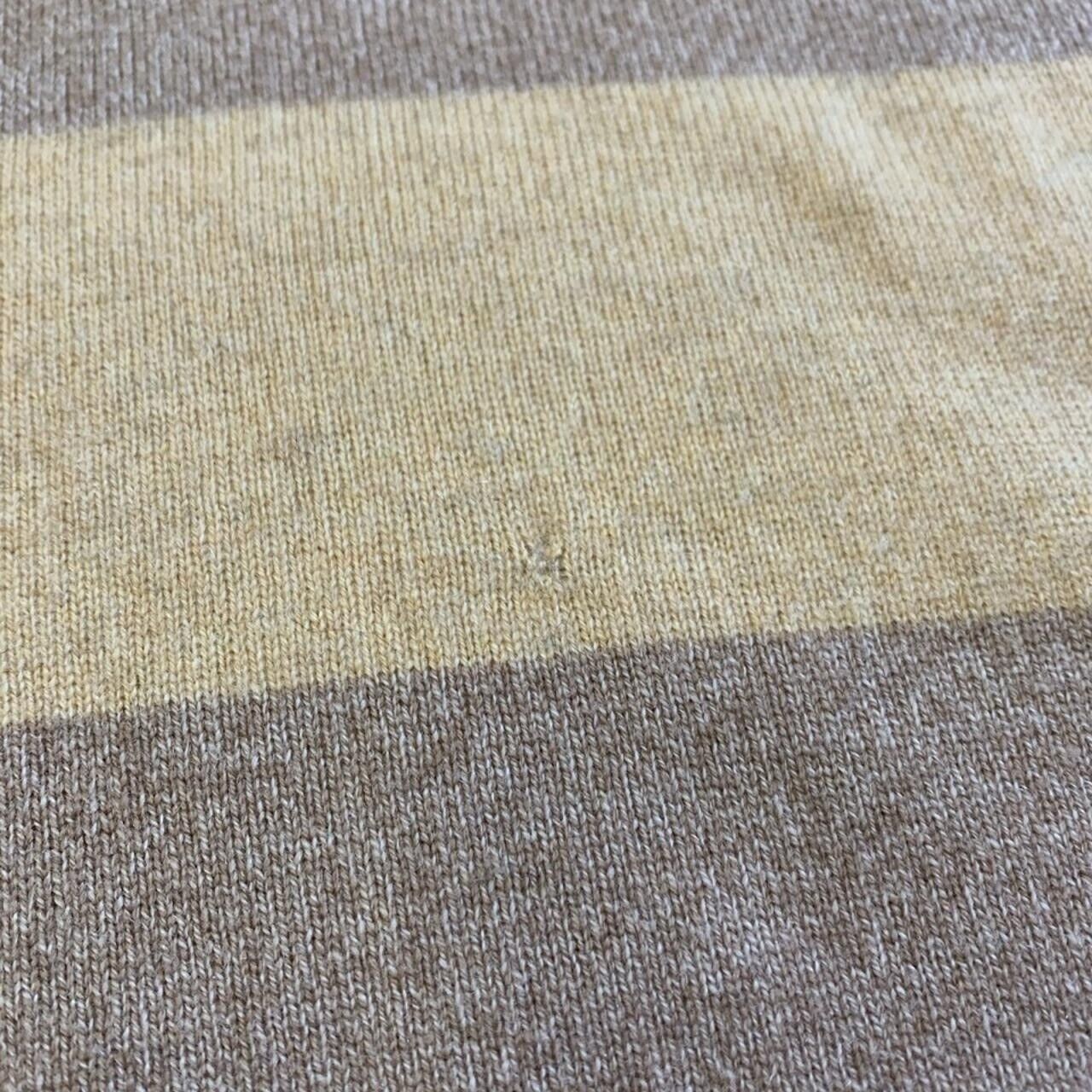 Northern Isles Cashmere Quarter Zip Tan Orange Cream Long Sleeve XL Super Soft - thriftgoblin