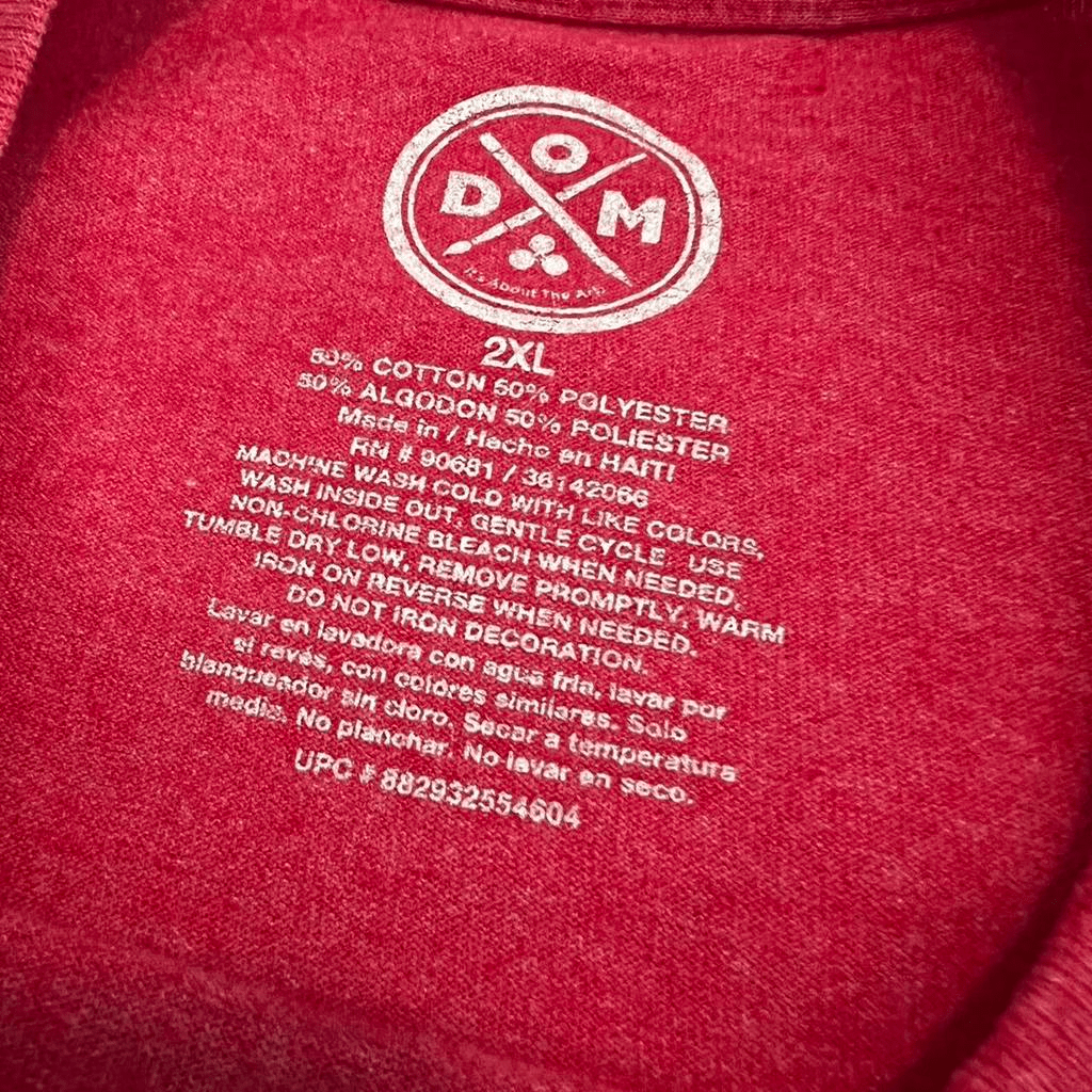 “Not Today Satan!” Red Crewneck Short - thriftgoblin