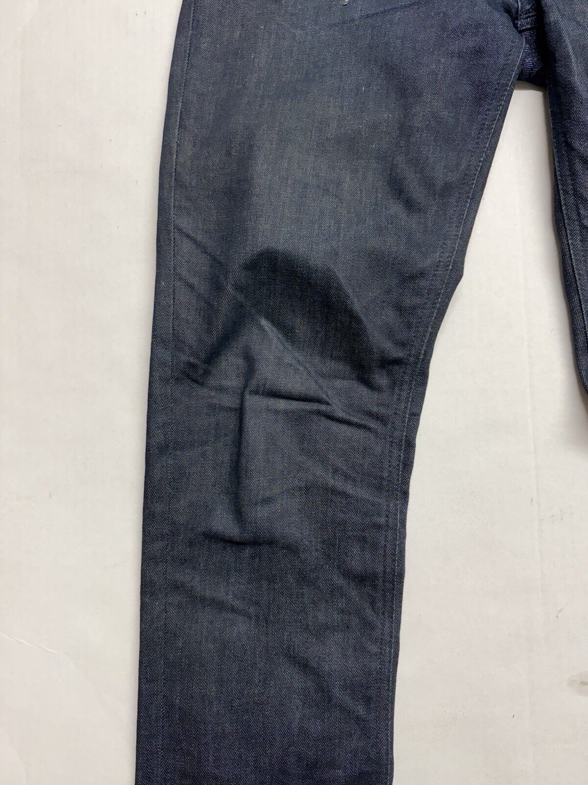 NUDIE Jeans GRIM TIM Men's Jeans W32 L34 Slim Fit Tapered Organic Dry Navy Dips - thriftgoblin
