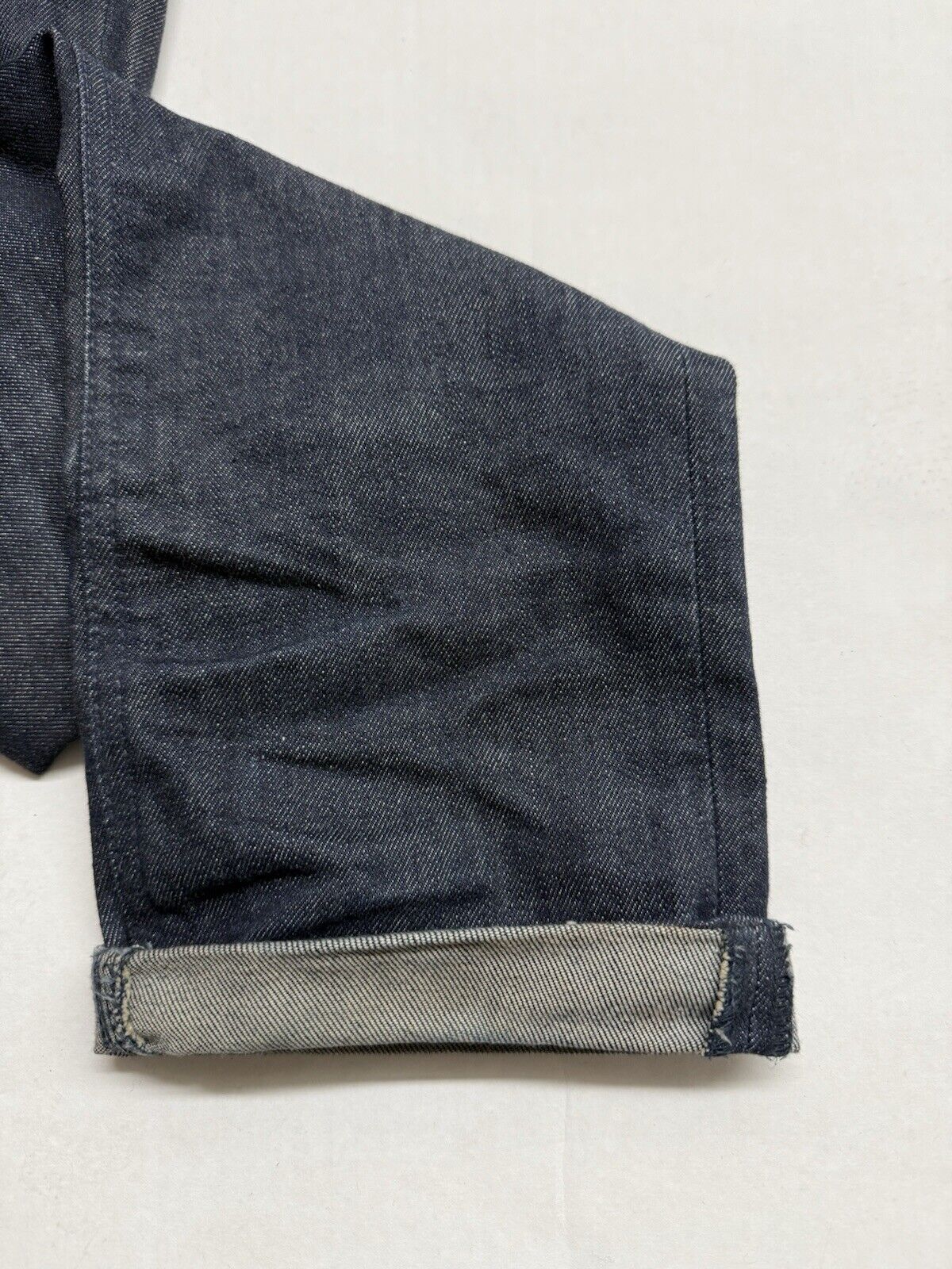 NUDIE Jeans GRIM TIM Men's Jeans W32 L34 Slim Fit Tapered Organic Dry Navy Dips - thriftgoblin