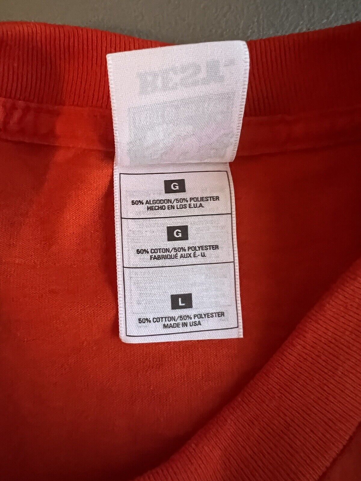 NWOT 2001 Pennsylvania Dutch Country Nature Wagon Graphic Shirt L Orange - thriftgoblin