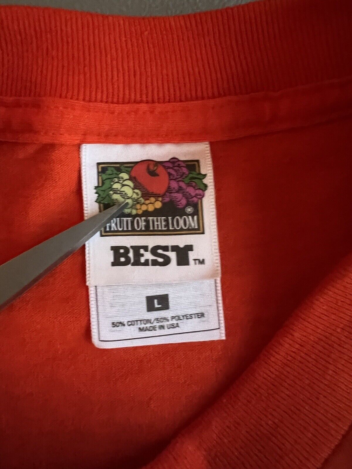NWOT 2001 Pennsylvania Dutch Country Nature Wagon Graphic Shirt L Orange - thriftgoblin