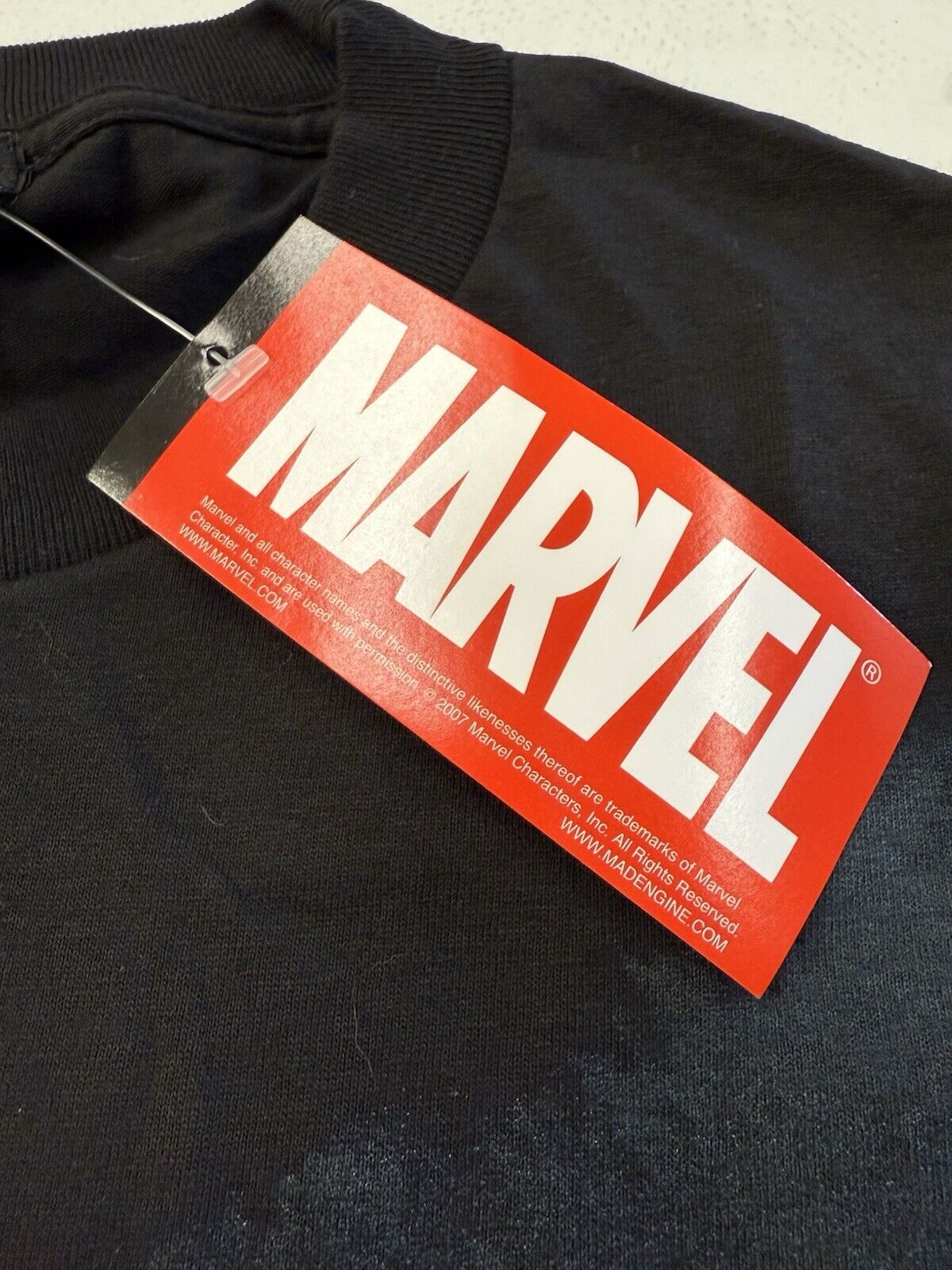 NWT 2007 MAD ENGINE Marvel Zombie Avengers Shirt MENS Zombie Superhero Crewneck - thriftgoblin