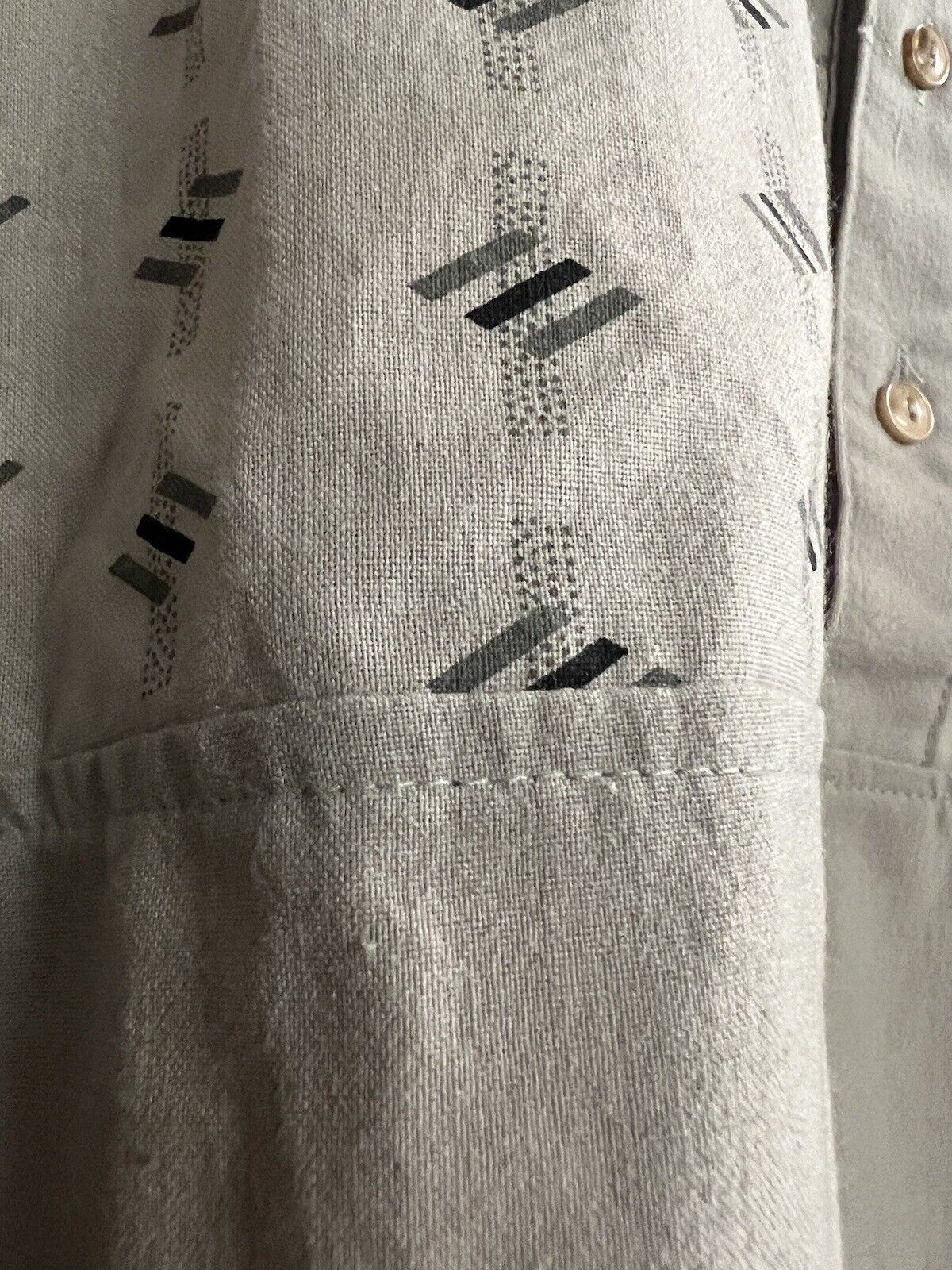 NWT Vintage Avenues By Street Scenes Mervyns Single Stitch Quarter Button Shirt - thriftgoblin