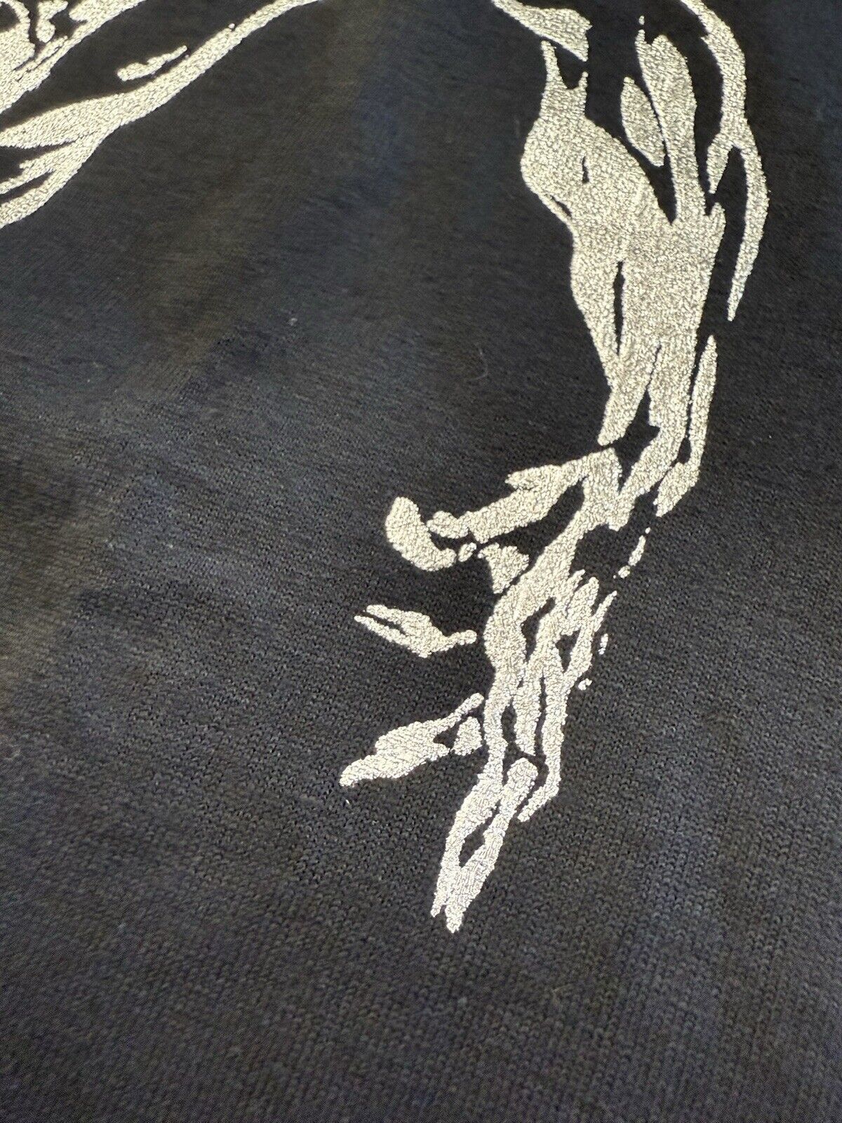 NWT Vintage Marvel Mad Engine Silver Surfer T Shirt Adult XLarge Black Men Metal - thriftgoblin