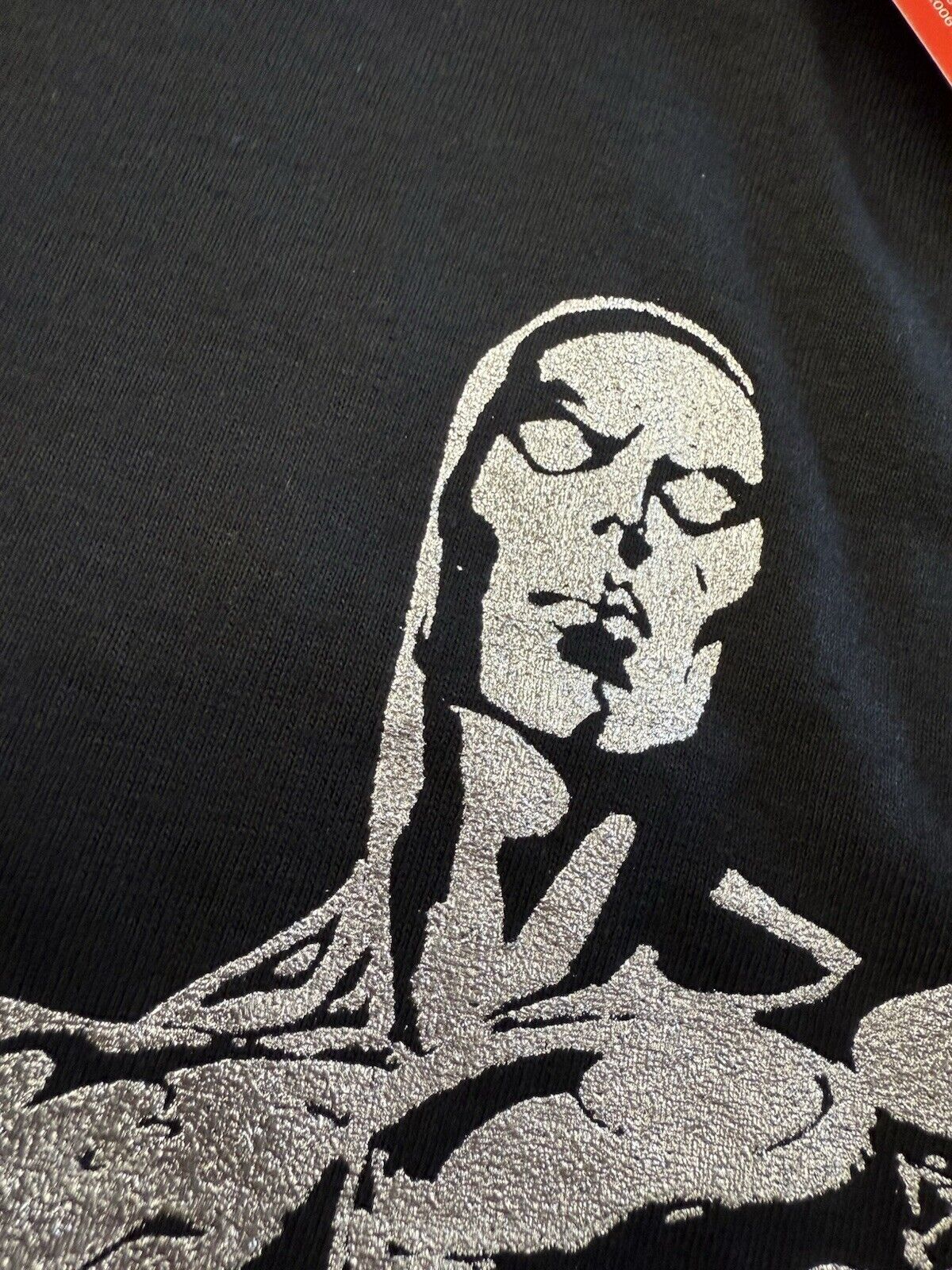 NWT Vintage Marvel Mad Engine Silver Surfer T Shirt Adult XLarge Black Men Metal - thriftgoblin