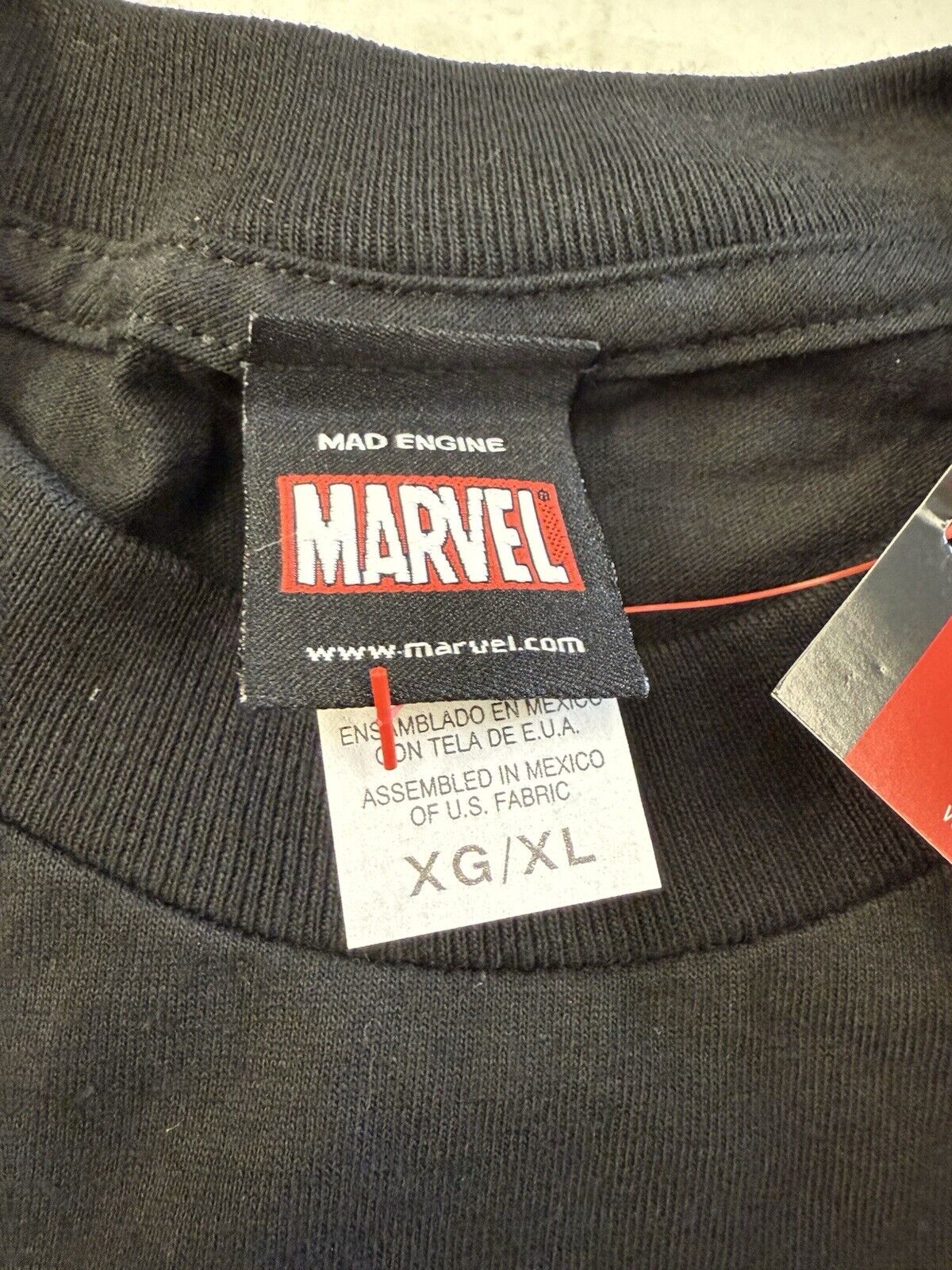NWT Vintage Marvel Mad Engine Silver Surfer T Shirt Adult XLarge Black Men Metal - thriftgoblin