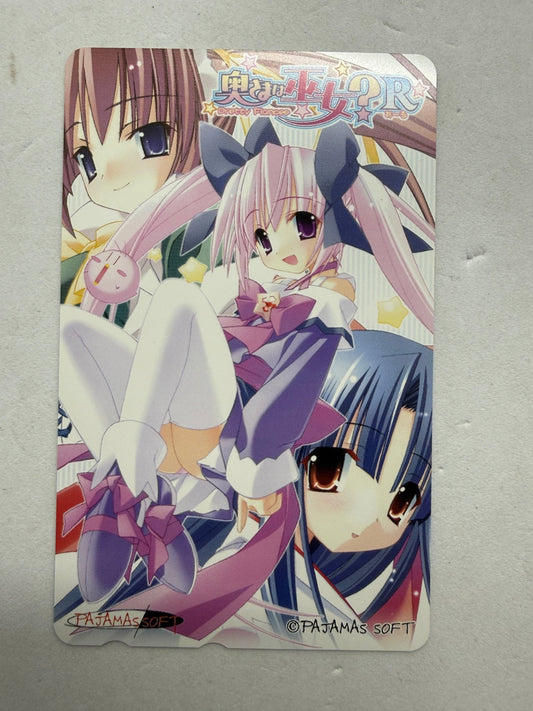 Okusama wa Miko R Melody Suzune Akira Unused Japanese Telephone Card (Teleca) - Thrift GoblinTrading Card