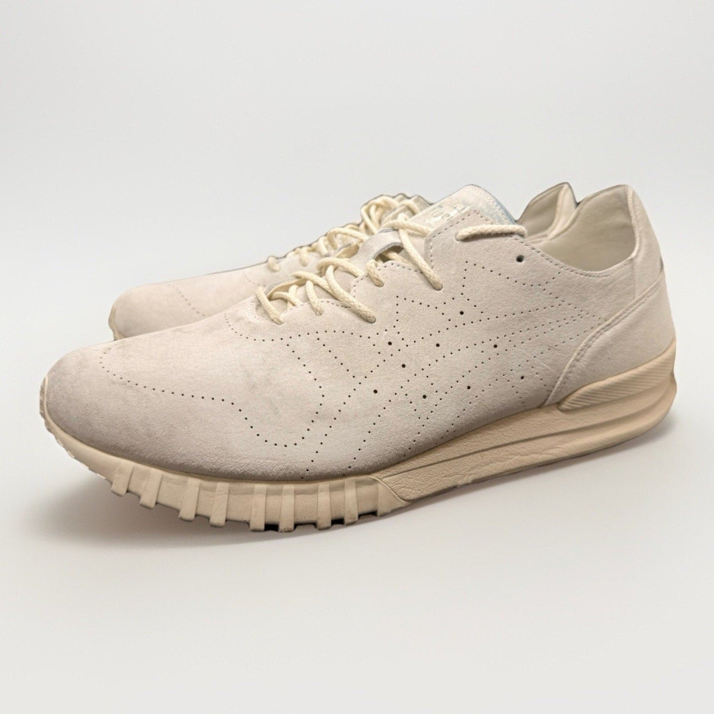 Onitsuka Tiger Colorado 85 MT Samsara Men’s 12 Beige Suede Mid Top Casual Shoes - thriftgoblin