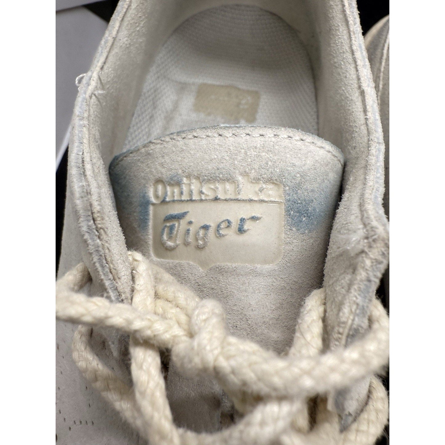 Onitsuka Tiger Colorado 85 MT Samsara Men’s 12 Beige Suede Mid Top Casual Shoes - thriftgoblin