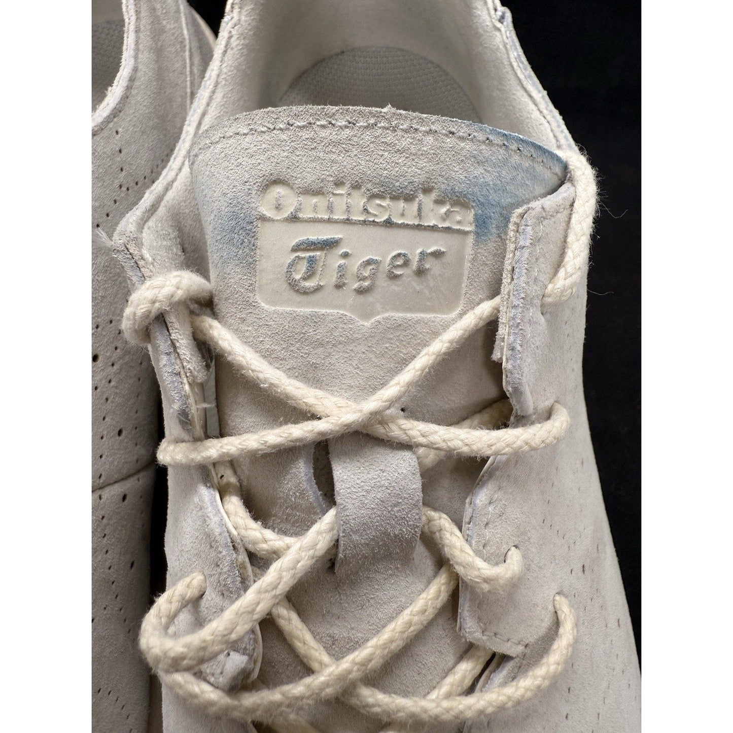 Onitsuka Tiger Colorado 85 MT Samsara Men’s 12 Beige Suede Mid Top Casual Shoes - thriftgoblin