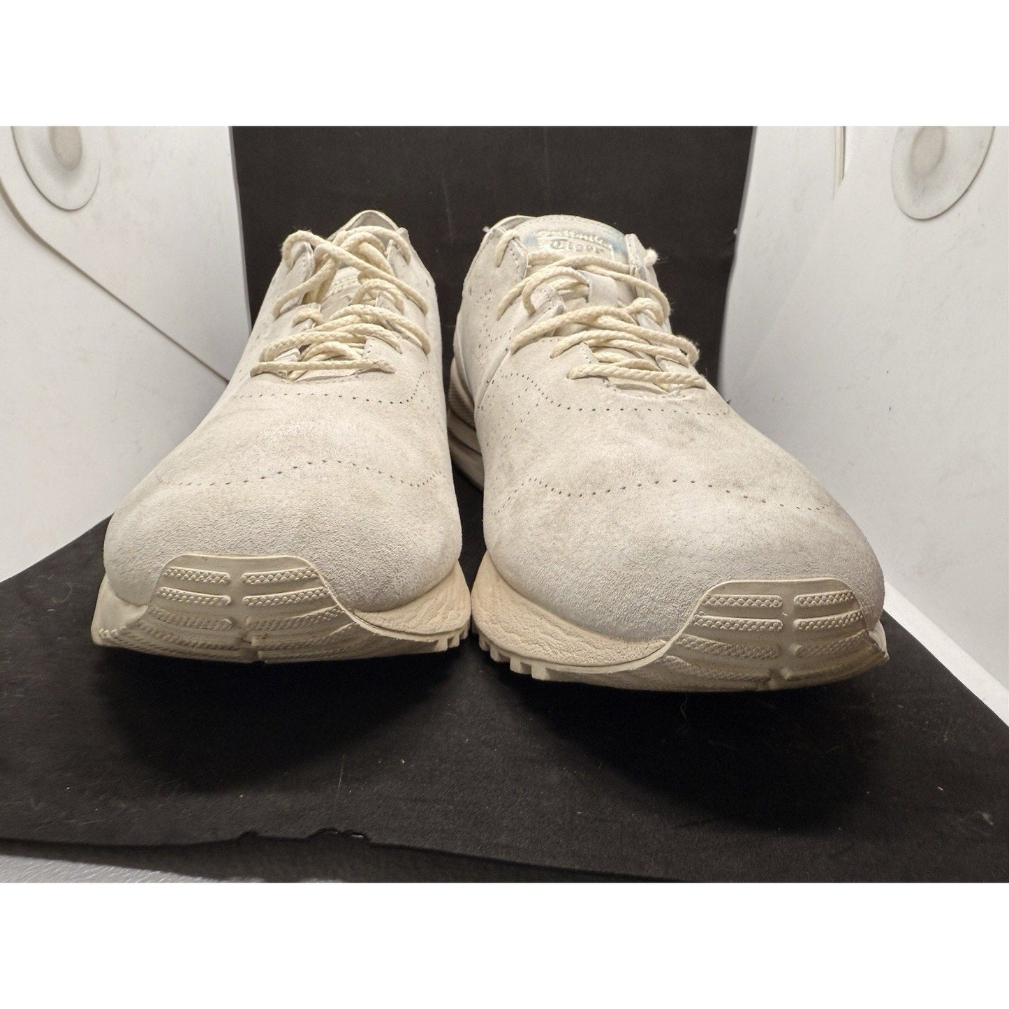 Onitsuka Tiger Colorado 85 MT Samsara Men’s 12 Beige Suede Mid Top Casual Shoes - thriftgoblin